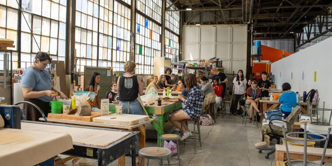 A group of students at the PNCA Pre-College Program