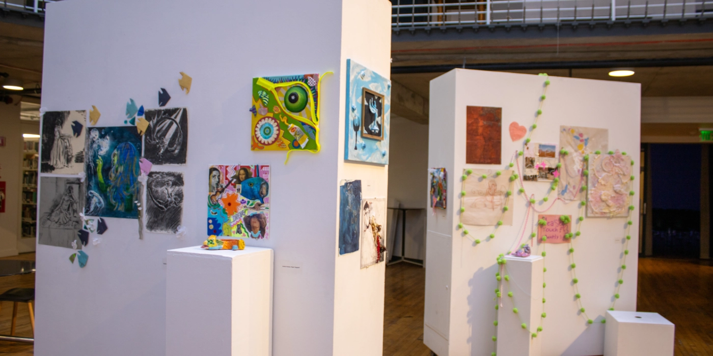 A gallery of work at PNCA Pre-College