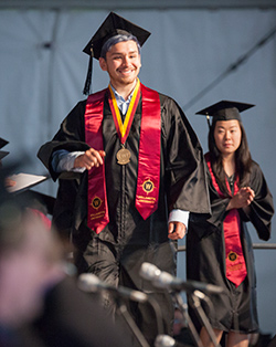 Class of 2015 at commencement