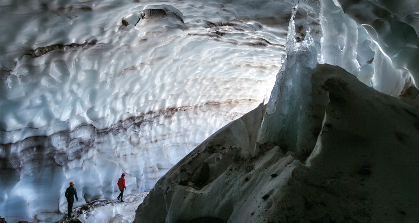 Sandy Glacier Caves