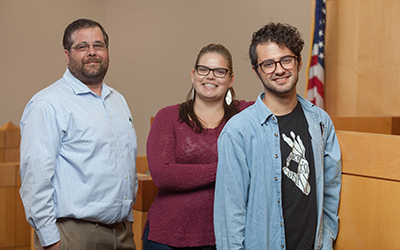 James Sullivan, Katherine Gipson McLean and Thomas Ybarra