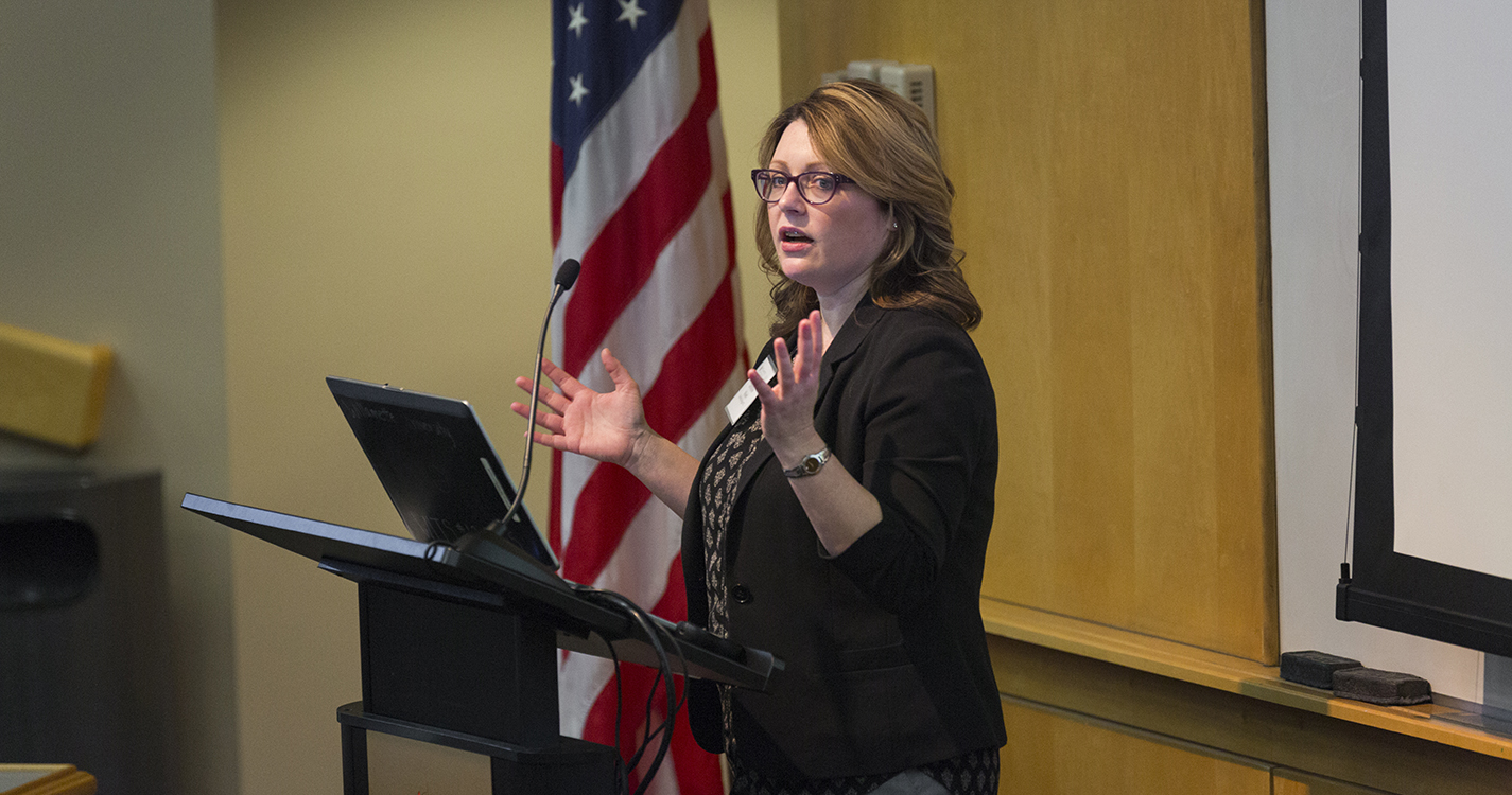 Salem attorney Christine Moehl presents at the Equity in Health Law Symposium