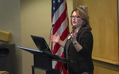 Salem attorney Christine Moehl presents at the Equity in Health Law Symposium February 3 at Willamette University College of Law.