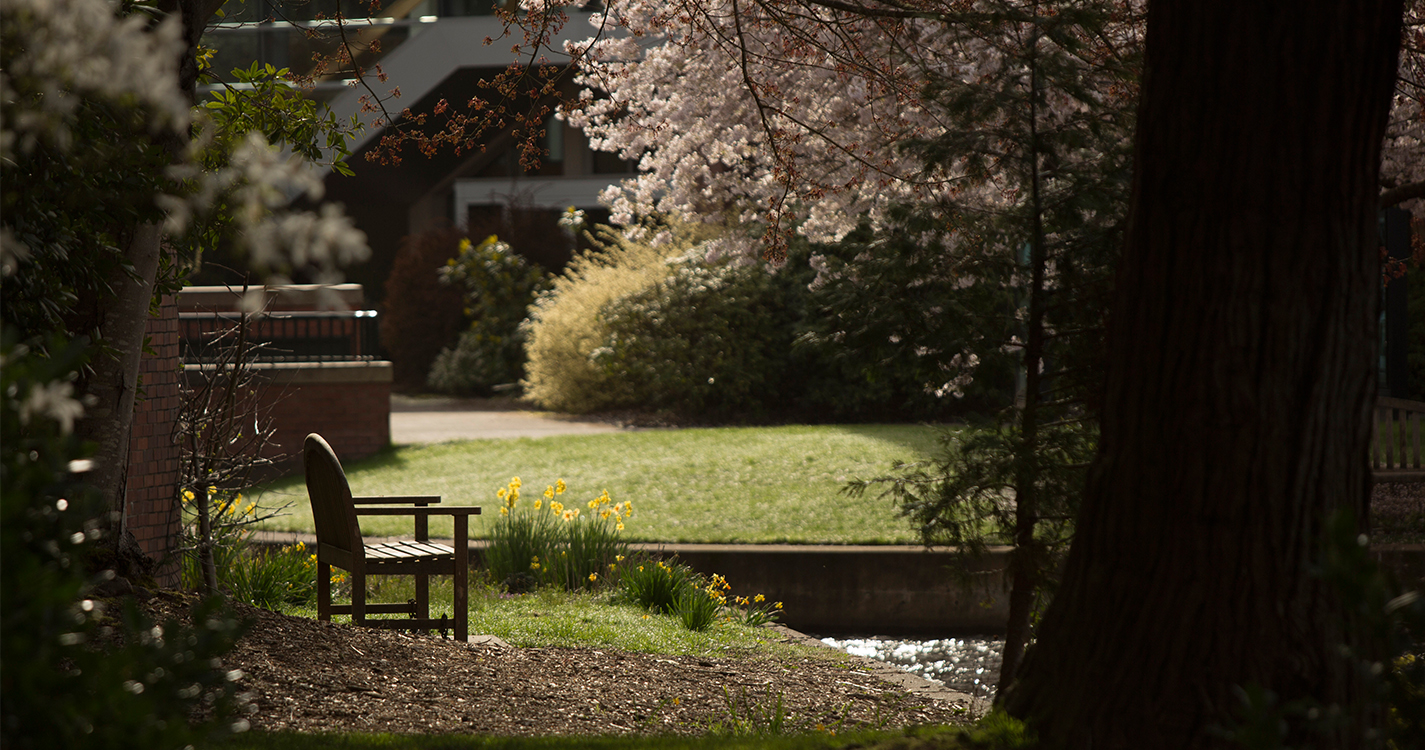 Campus in spring