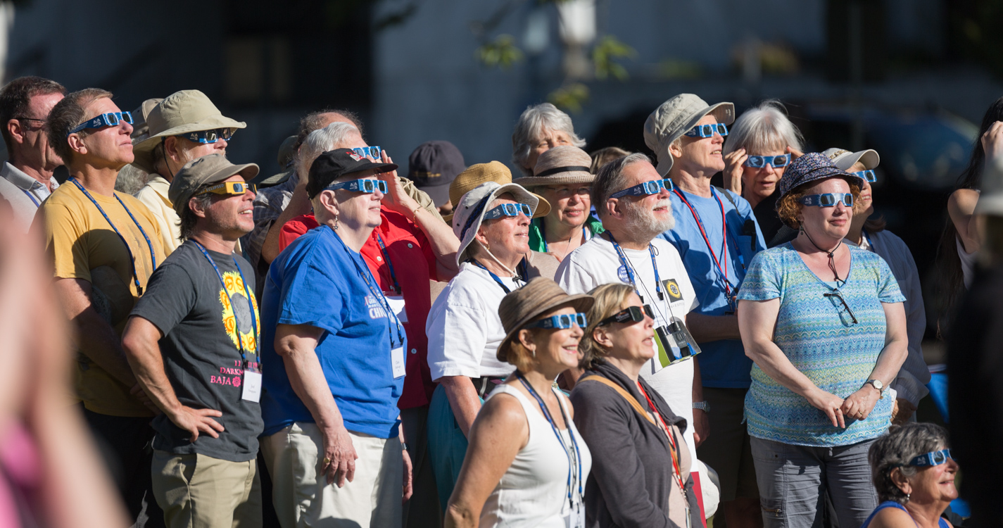 Total solar eclipse at Willamette University