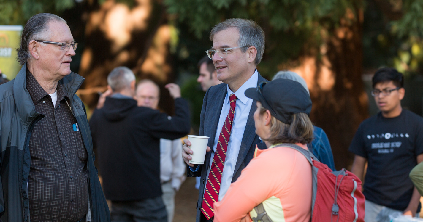 Total solar eclipse at Willamette University