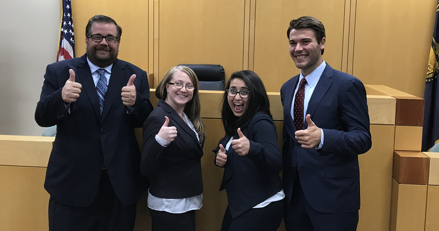 (L to R) James Sullivan and Sarah Lowe defeated Priscilla Shaikh and Ted Hammers