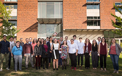 SCRP participants in front of Ford Hall