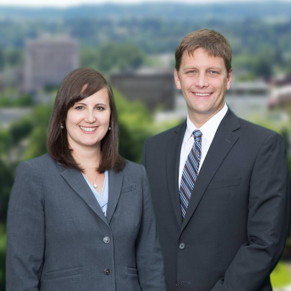 Stephanie Palmblad and Ryan Collier pose for a photo