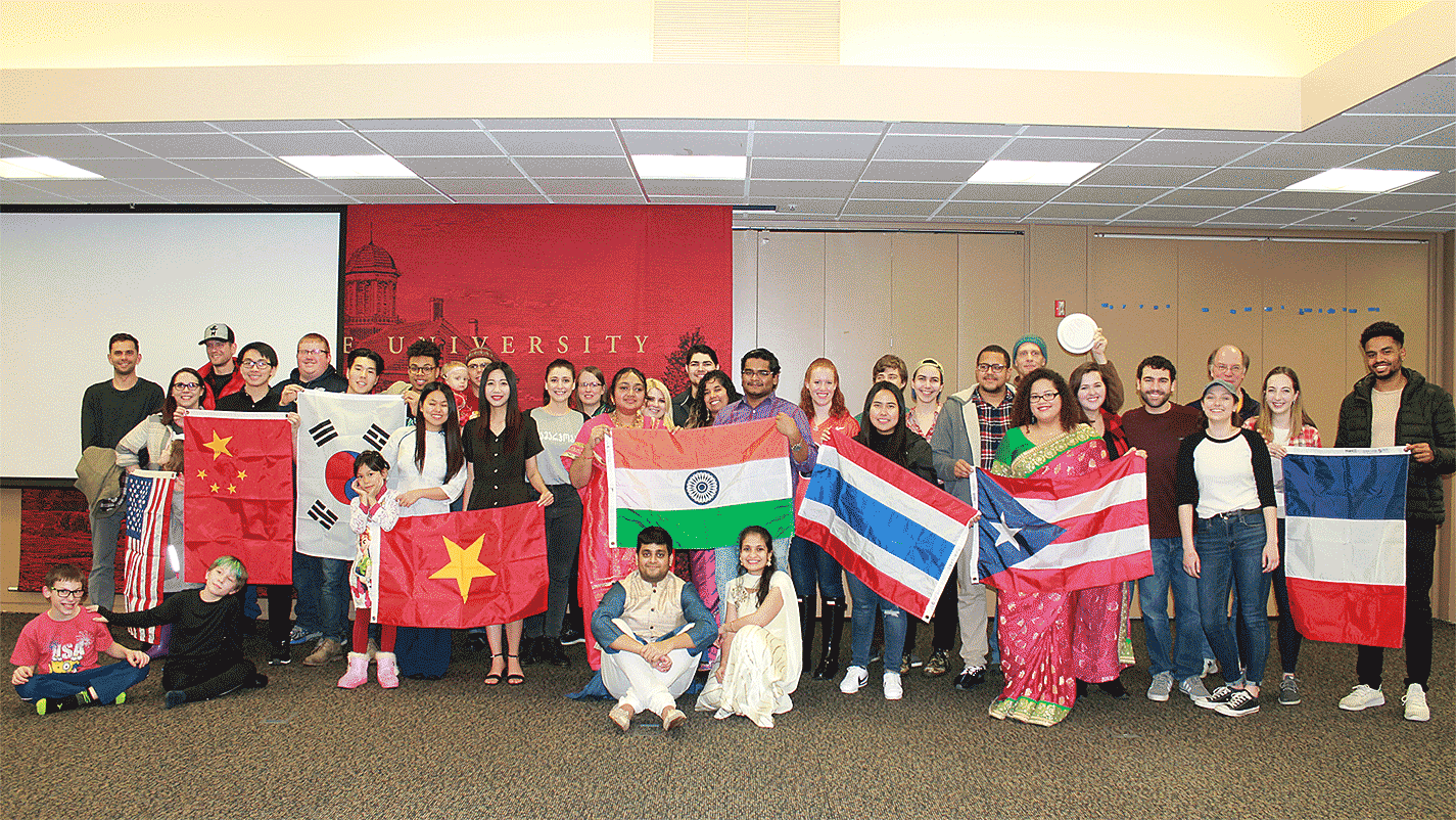 Group photo of students and faculty and staff.