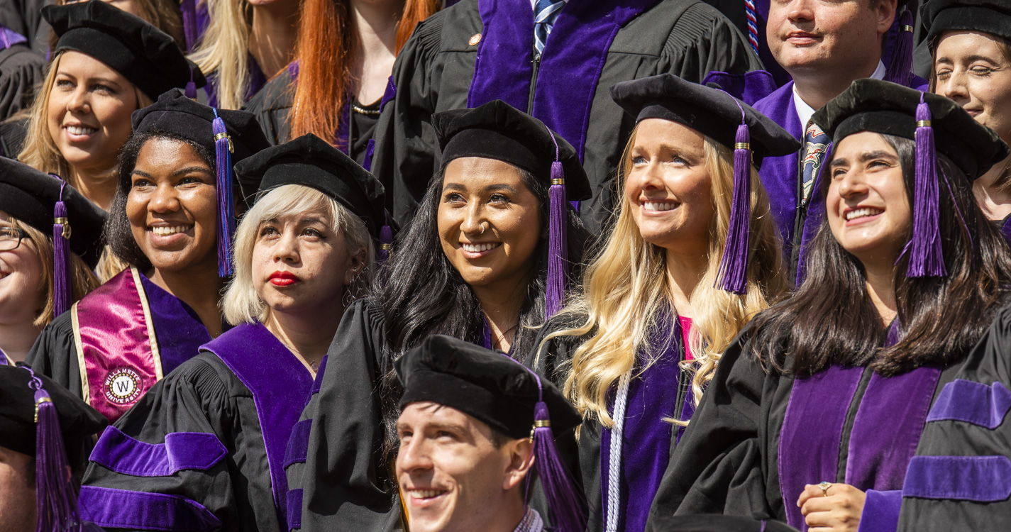 College of Law graduates pose for a photo