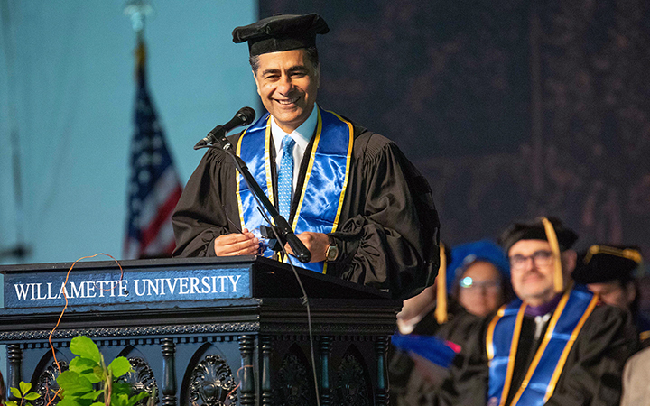 punit renjen speaks at 2019 commencement