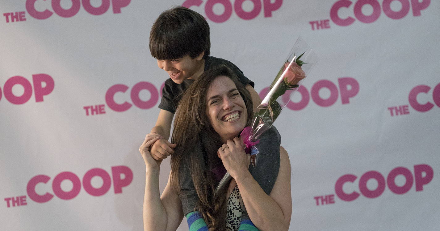 Cooper, holding son Jonah, attends last year's world premiere of "Terra Firma". Photo courtesy of Cooper.