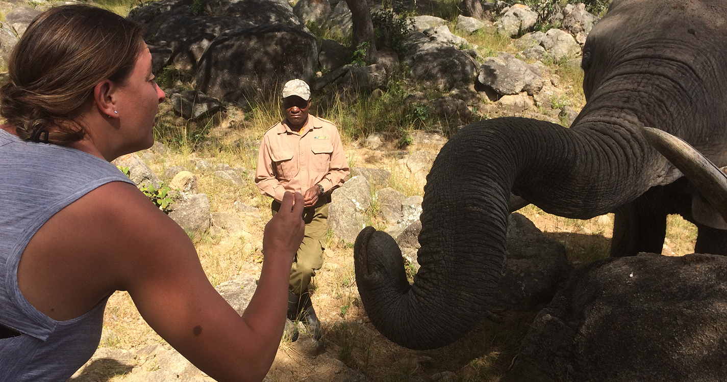 Stearns Lawson in Zimbabwe in 2018.