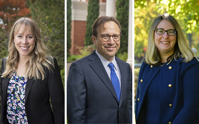 Professor Karen Sandrik, Professor David Friedman and Professor Laura Appleman 