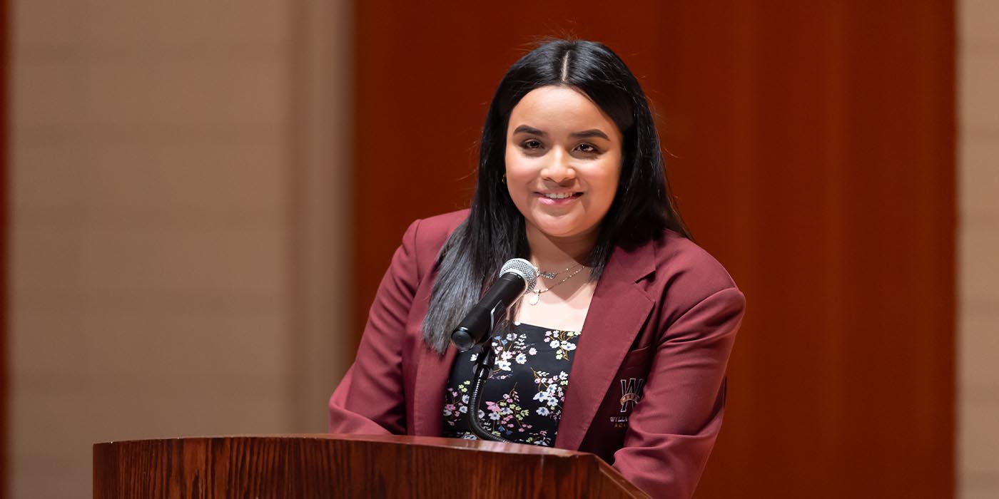 Graduating Class Speaker Lizbeth Gonzalez Gabriel