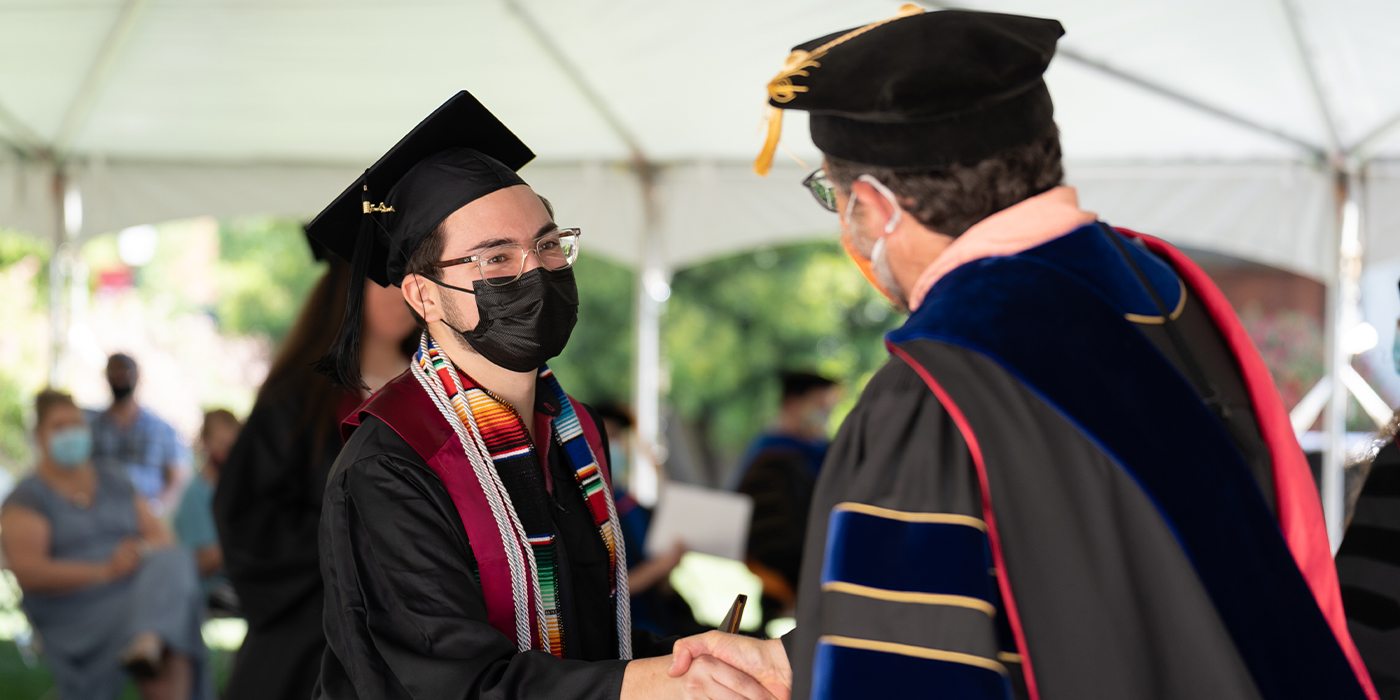 a student receives a diploma