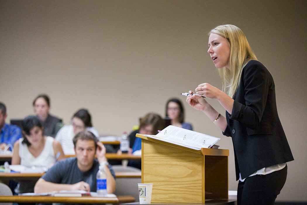 Students in class