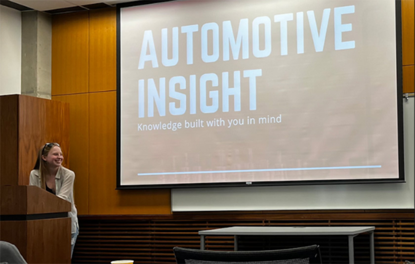  Automotive Insight workshop hosted by Kayla Stinson BA’25