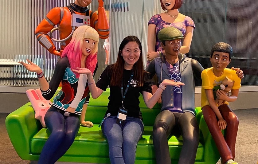 Ariel Todoki at her job at EA