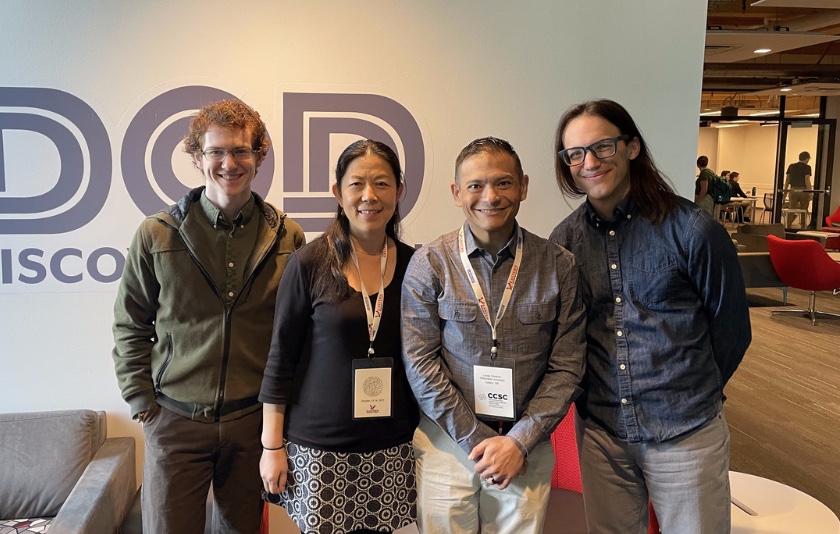 Spencer Veatch, Professor Haiyan Cheng, Assistant Professor Lucas Cordova, and Assistant Professor Calvin Deutchbein