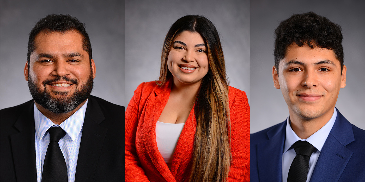 Doug Valladares, Alondra Duran, and Rodrigo Fernandez-Ortega