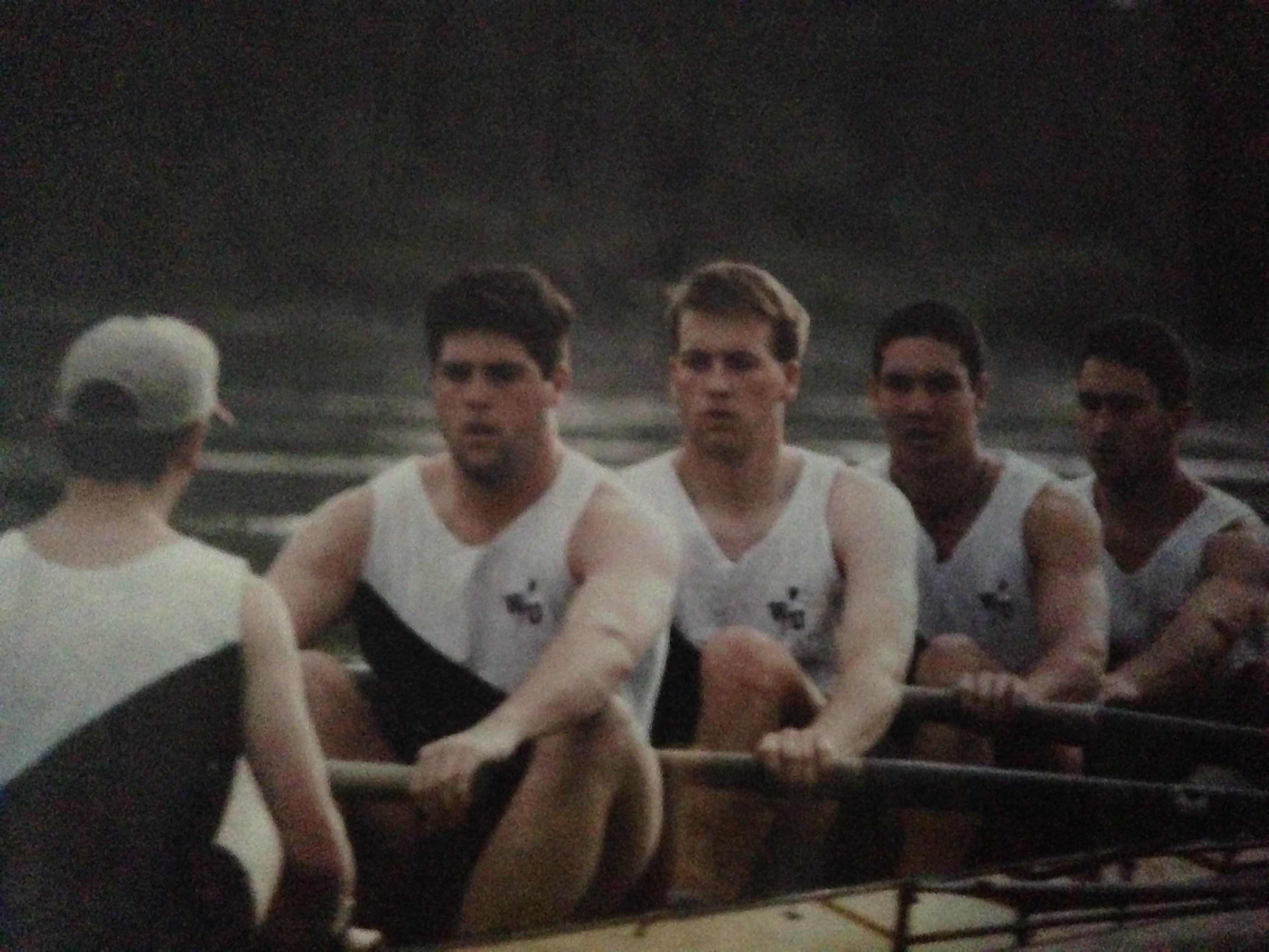 Tobias Read on the Willamette University rowing team