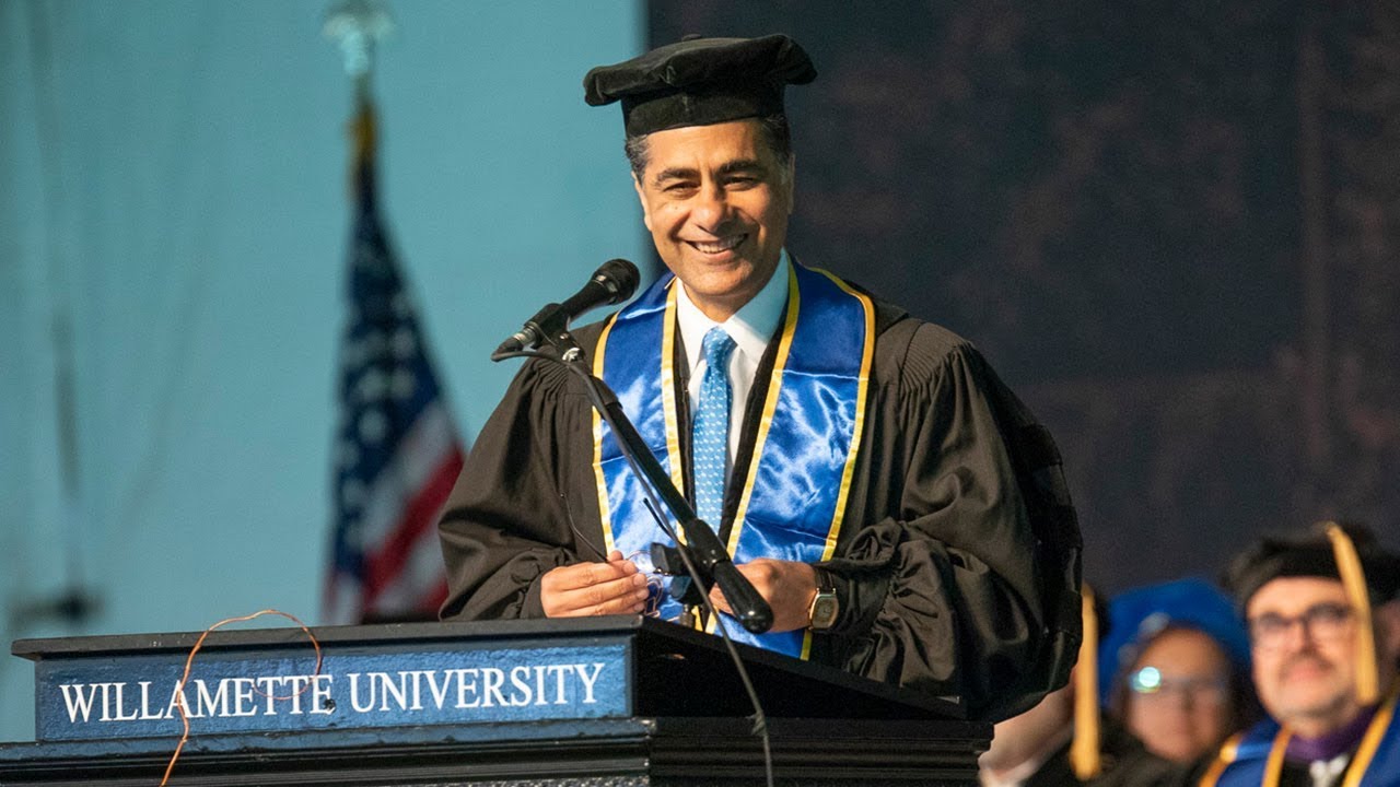 Punit Renjen speaks at Commencement