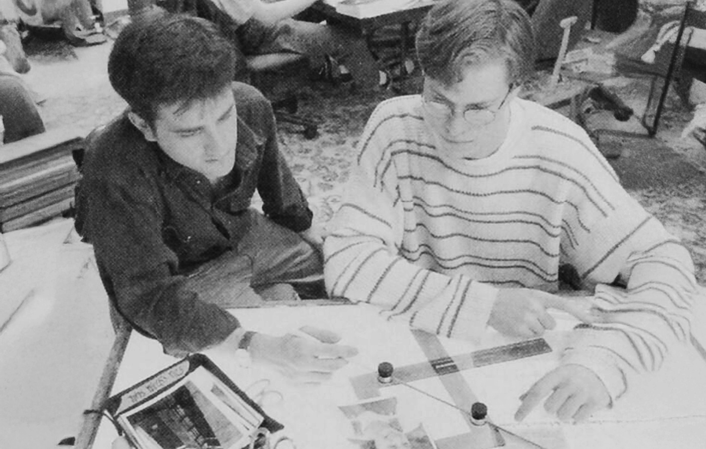 Students working at The Collegian newspaper