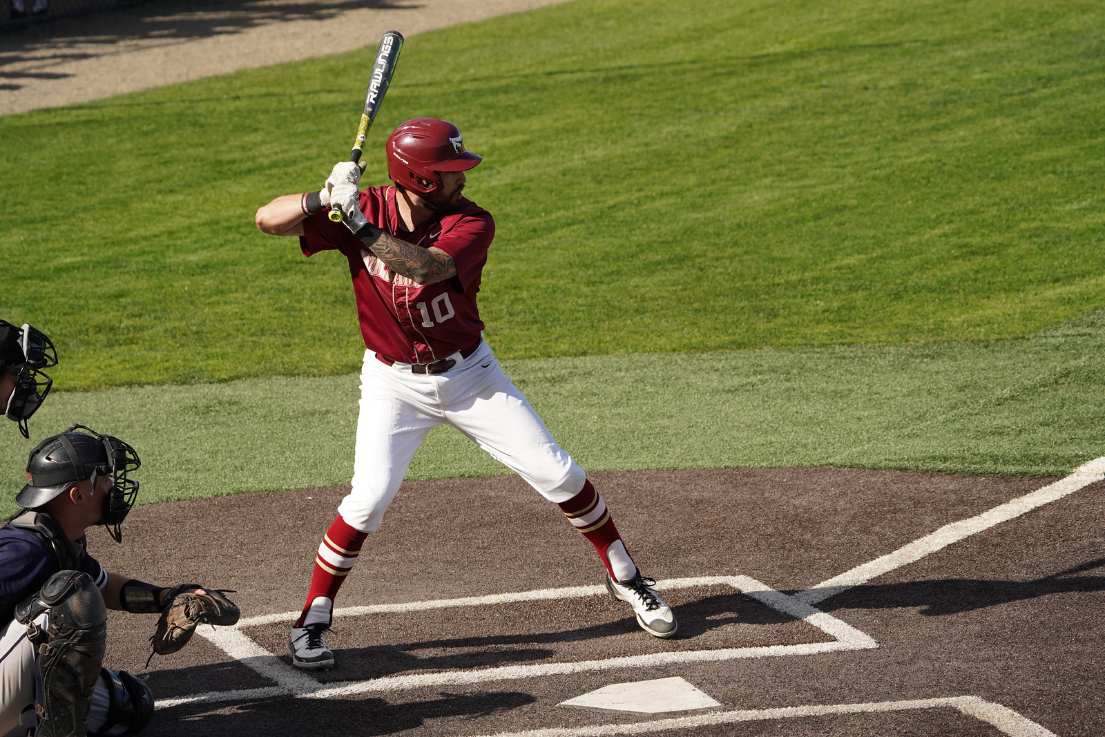 Ryan Whithorn playing baseball for the Bearcats