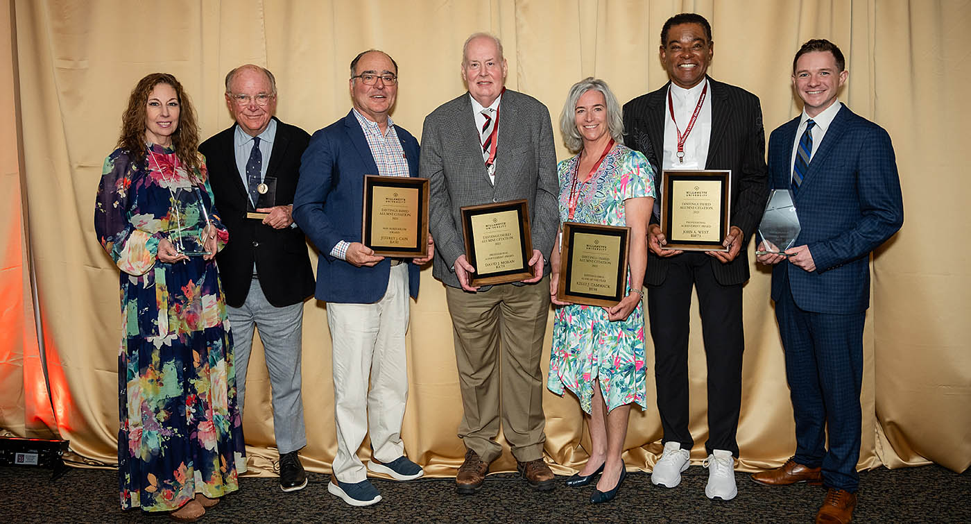 Alumni Award recipients at the 2025 Alumni Reunion Weekend