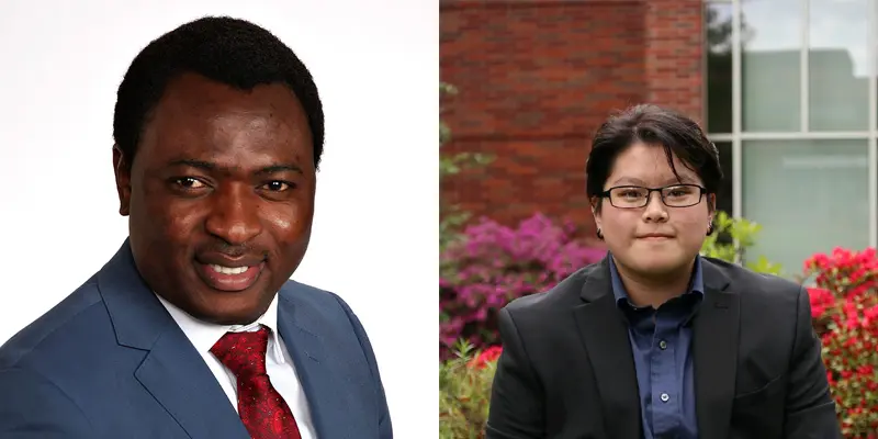 Fred Agbo and Chris Olivia