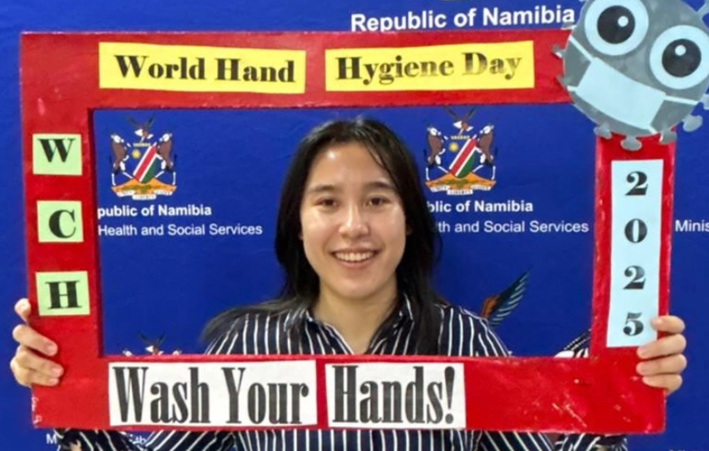 Photo of Emma in Namibia