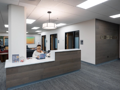 Interior of the Career Center
