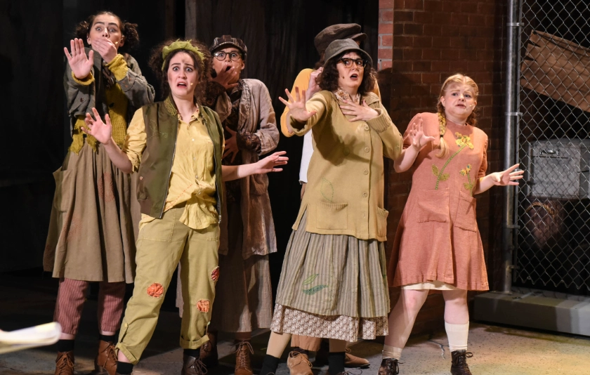Students perform in Urinetown the musical