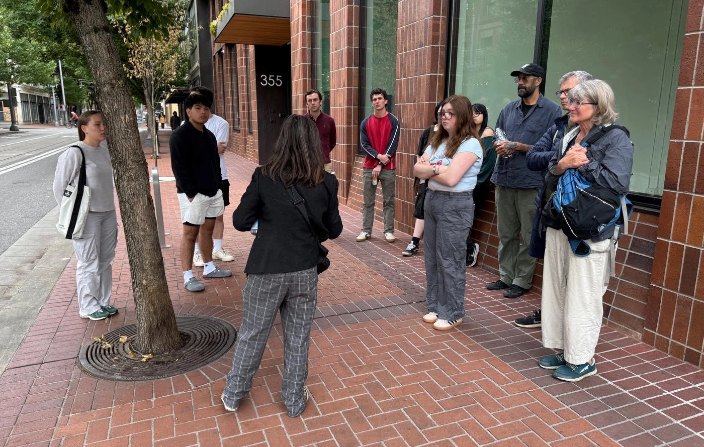 Renjen Fellows meet with stakeholders in downtown Portland