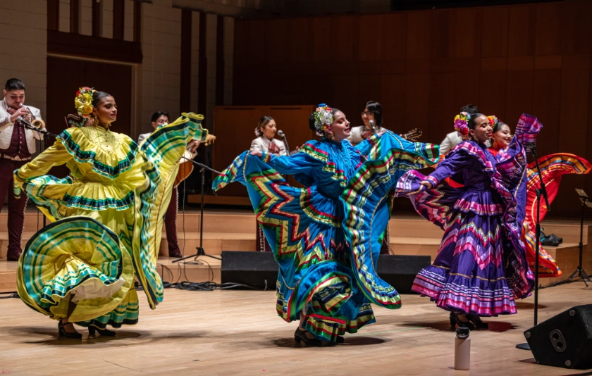 Performers at the immigrant story live