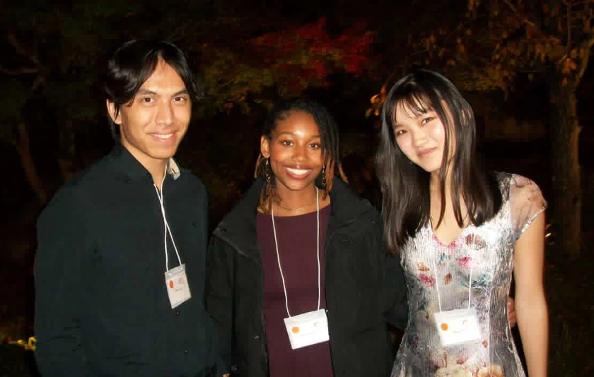 Rae Ota BA’27, Adam Son BA’27, and Salah Williams BA’27