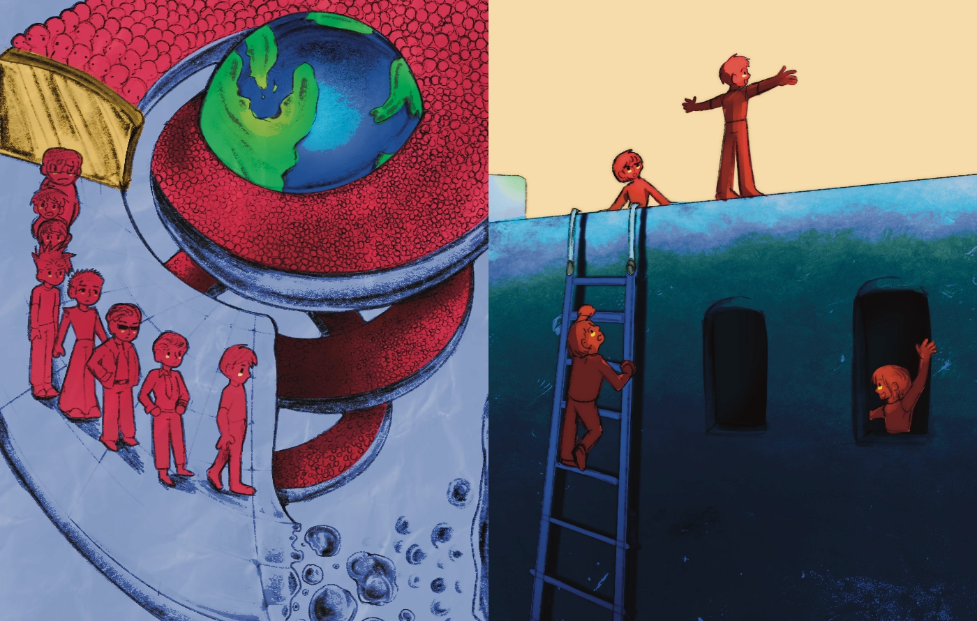 Two scientific illustrations