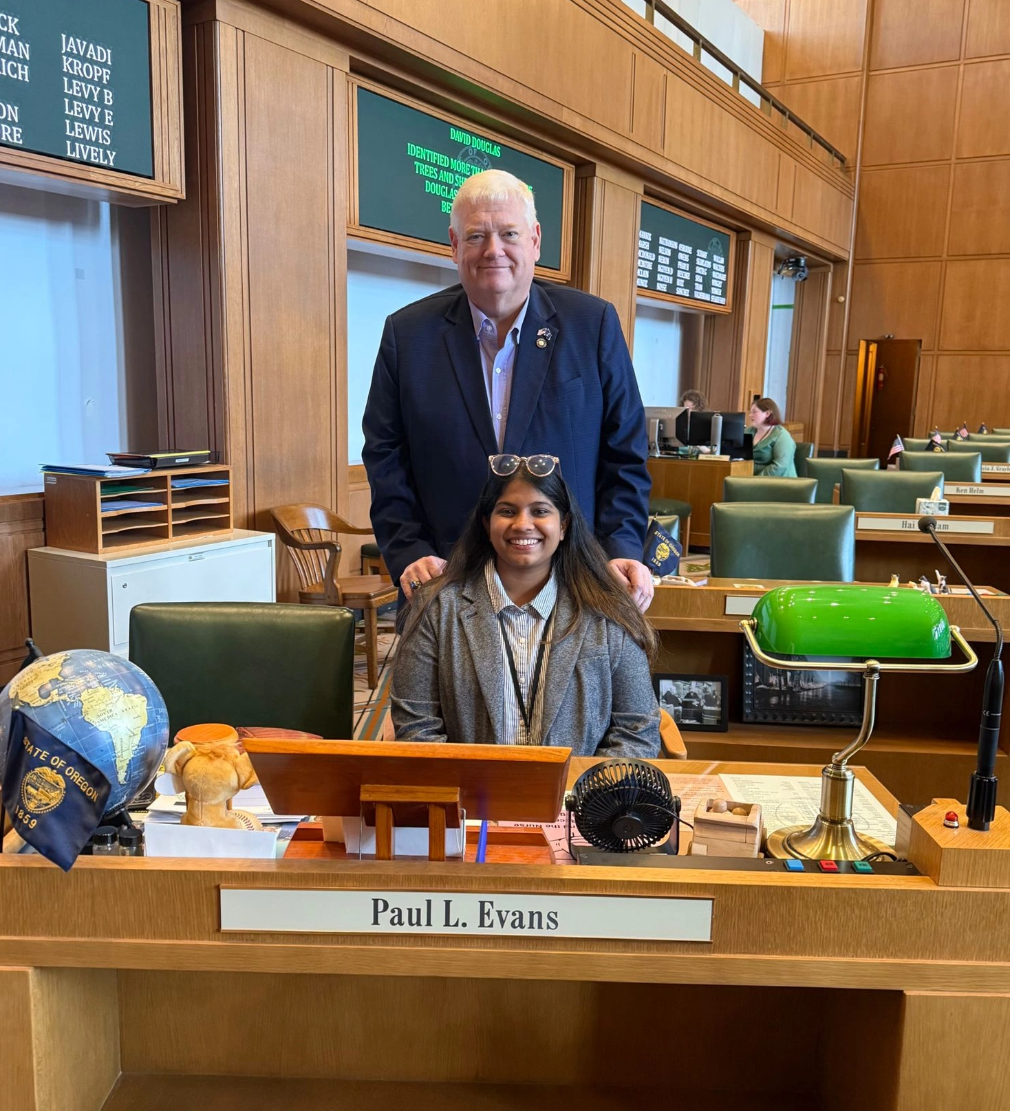 Dulasi in the capitol