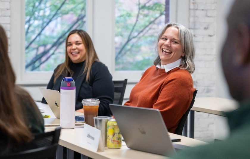 Students in an MBA class