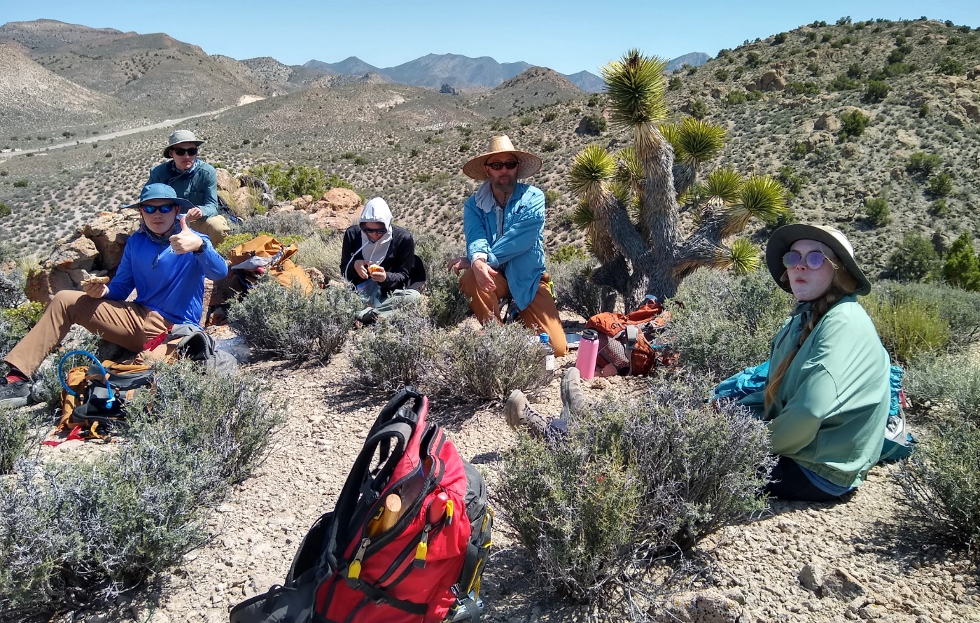 Student-faculty research in the Mojave desert