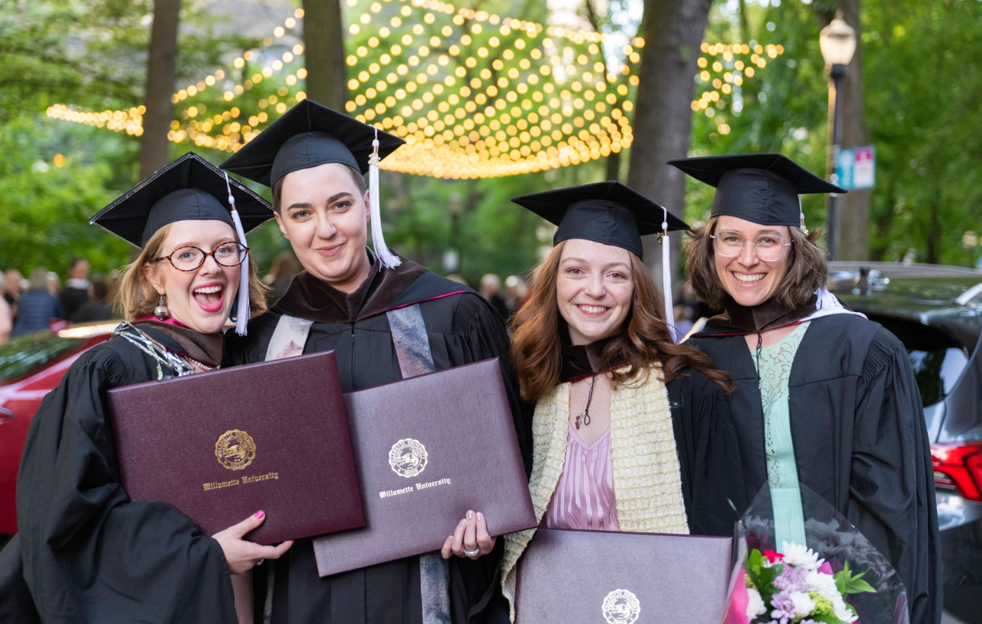 PNCA graduates celebrating