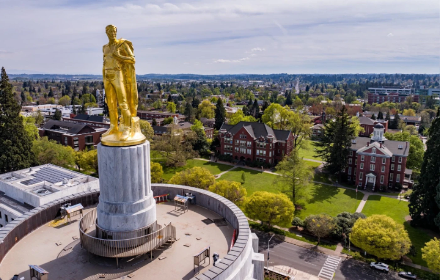 Aerial View of the Salem campus