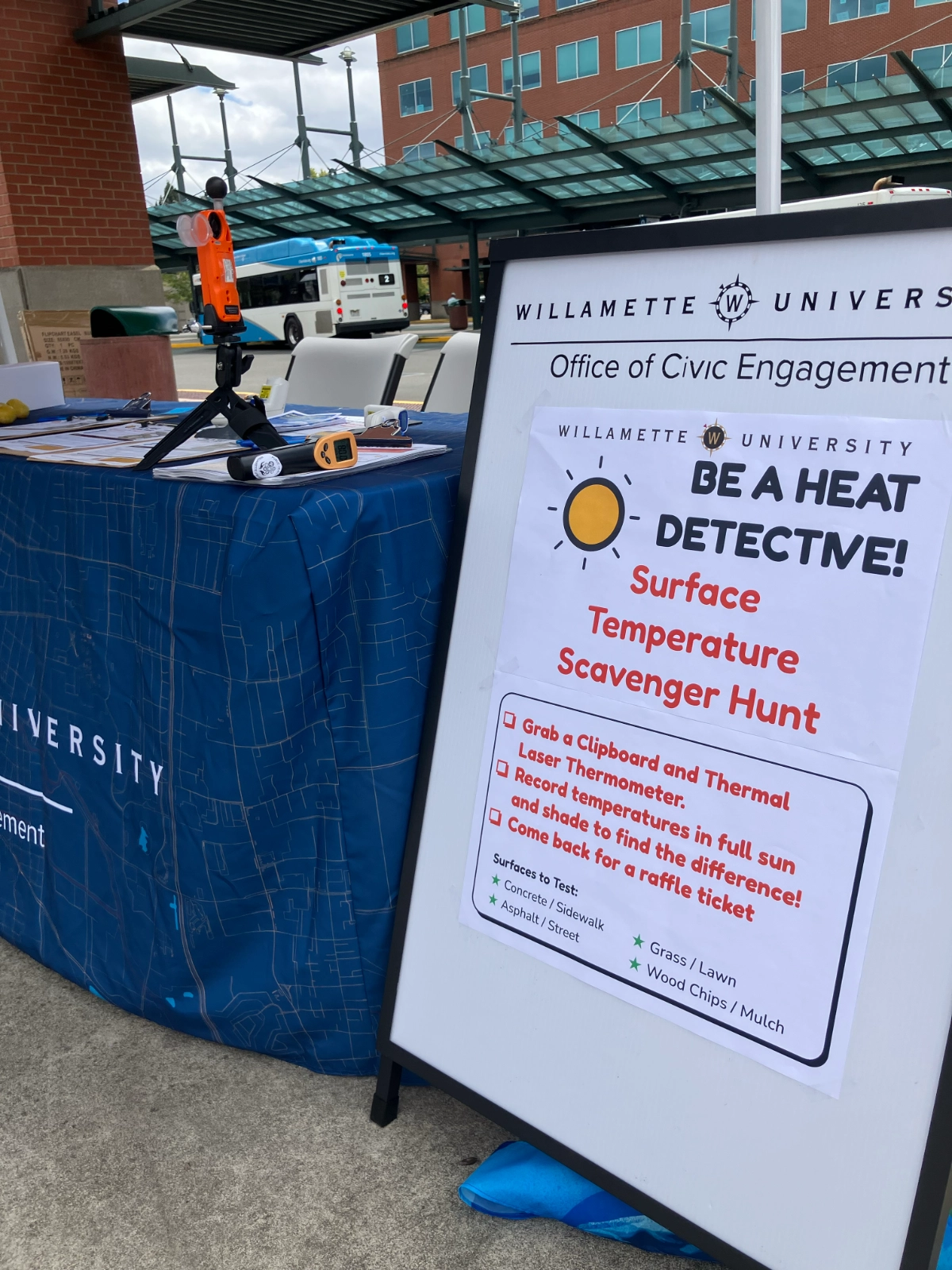A sign at the Heat Resource Fair