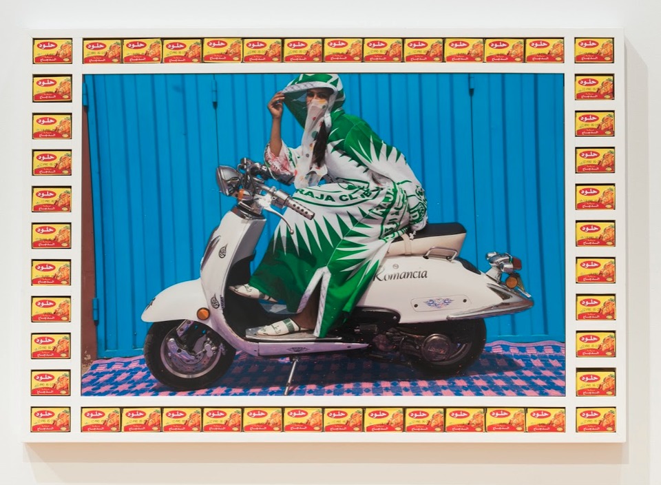 Image: detail of work by Hassan Hajjaj