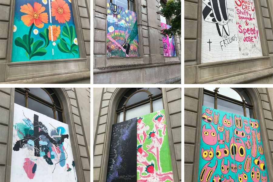 PNCA’s Panel Project, artwork to protect joy and windows in Portland