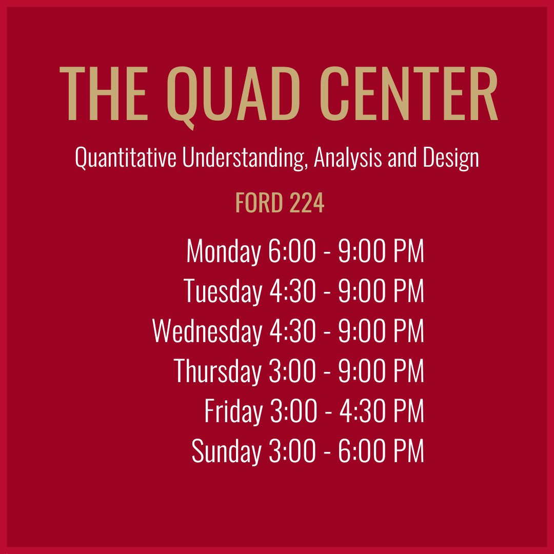 quad center hours